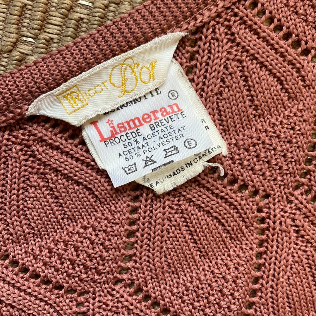 Robe en mailles 1960