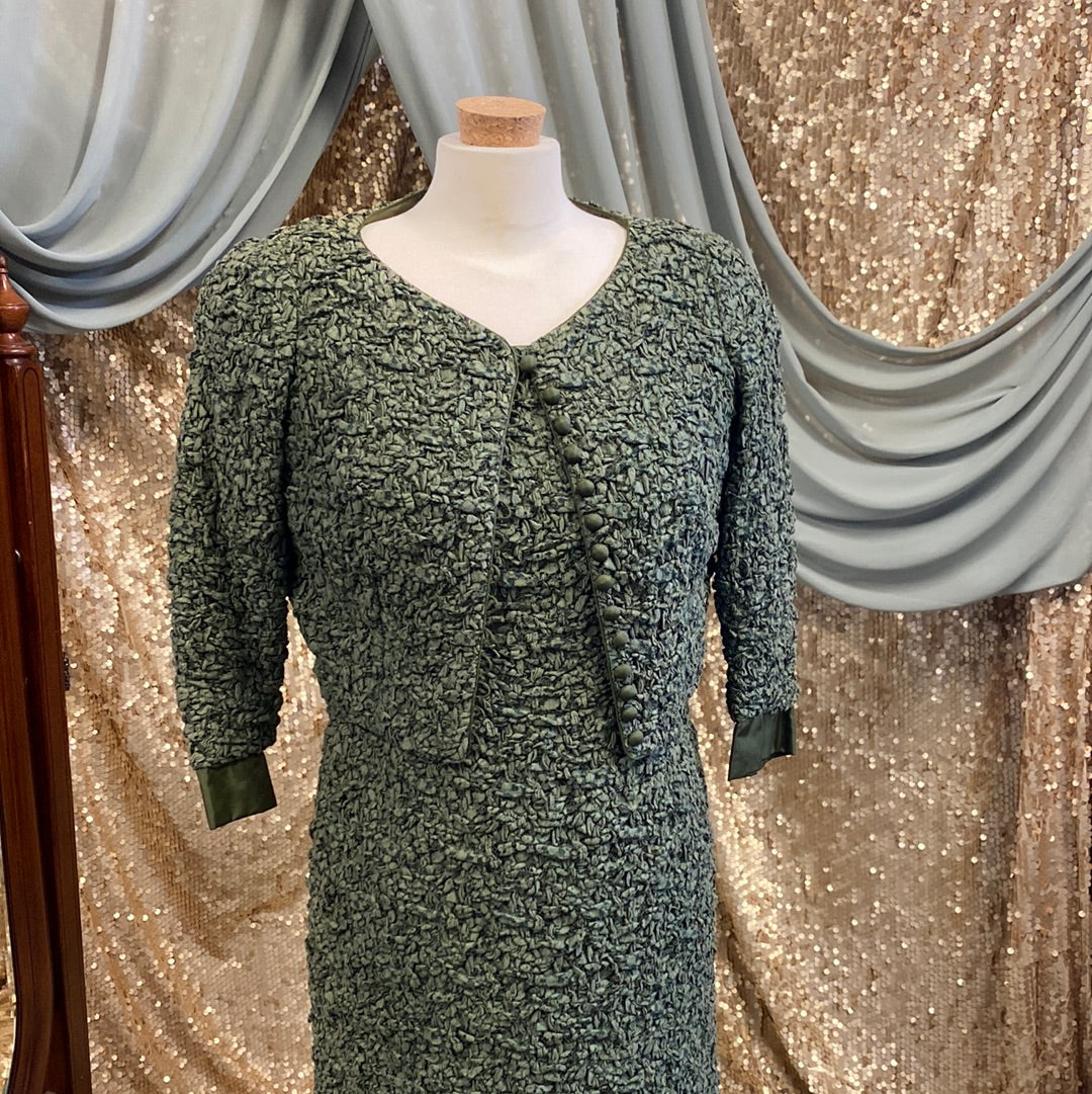 Ensemble robe et veste assortie Lillian Farrar Collection Montreal