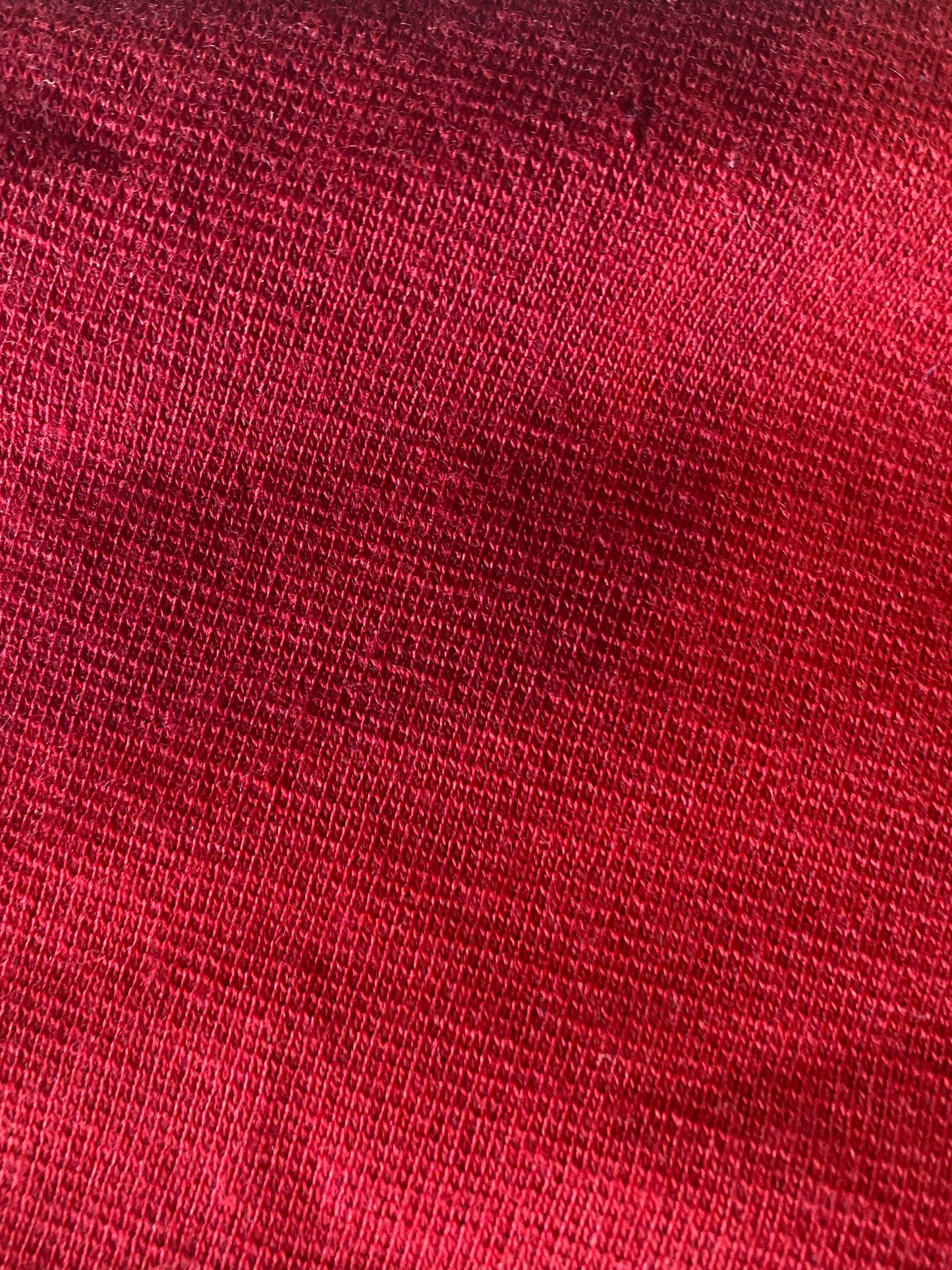 Robe en mailles rouge