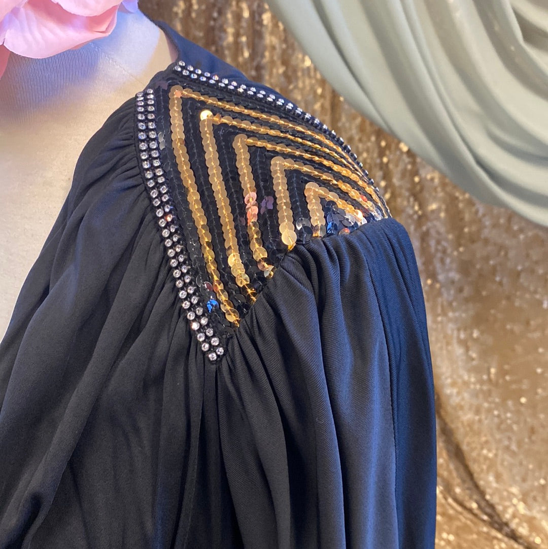 Robe de soirée années 1980 Stephan Caras