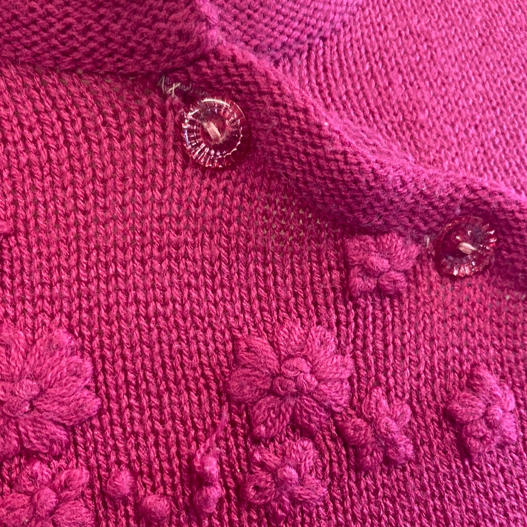 Gilet rose Boutique 4 boutons sur le côté