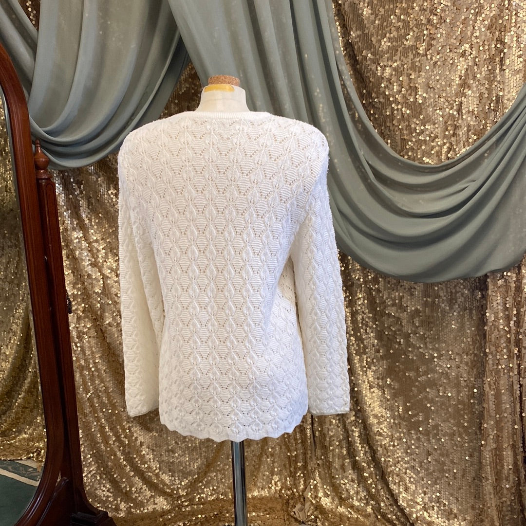 Cardigan blanc classique