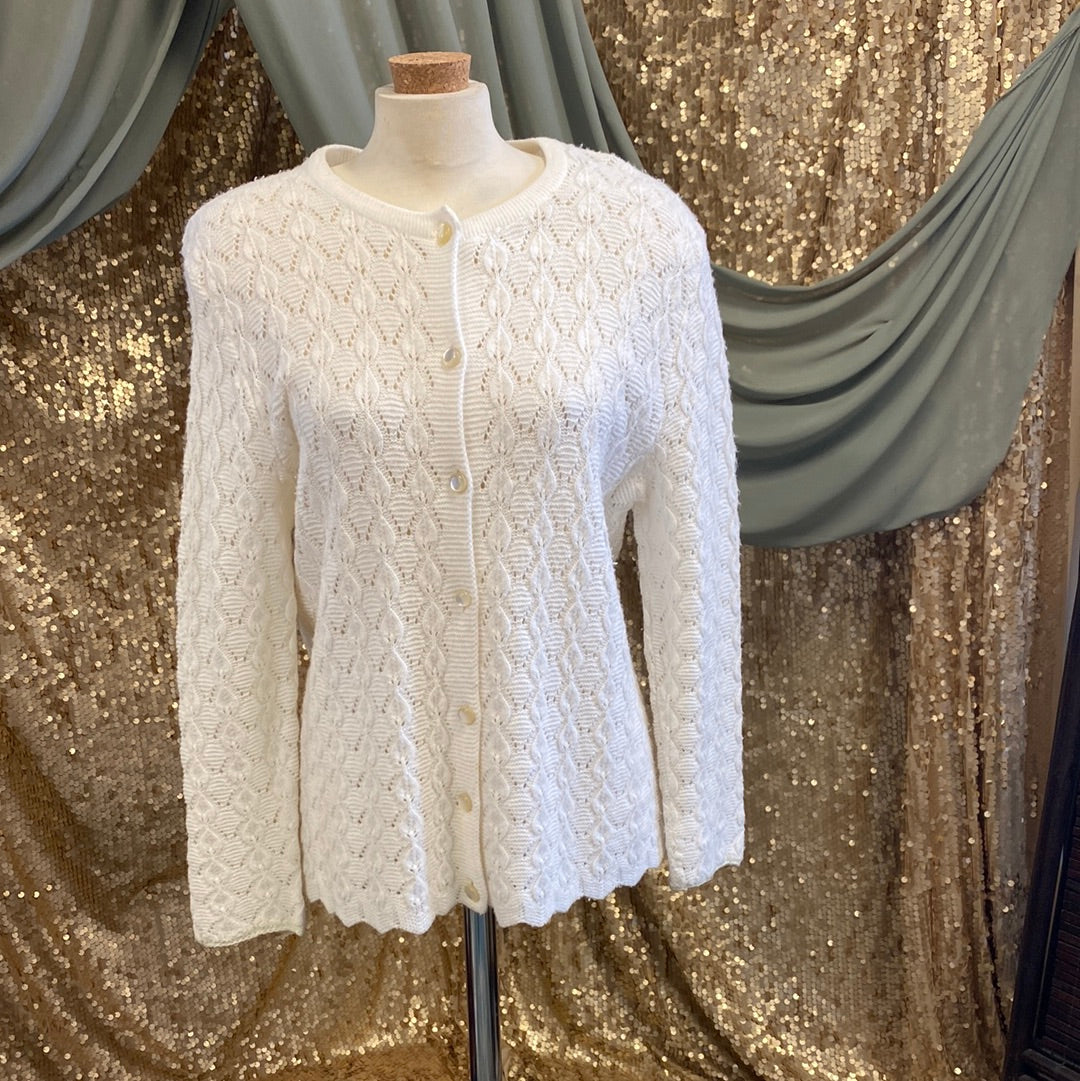 Cardigan blanc classique
