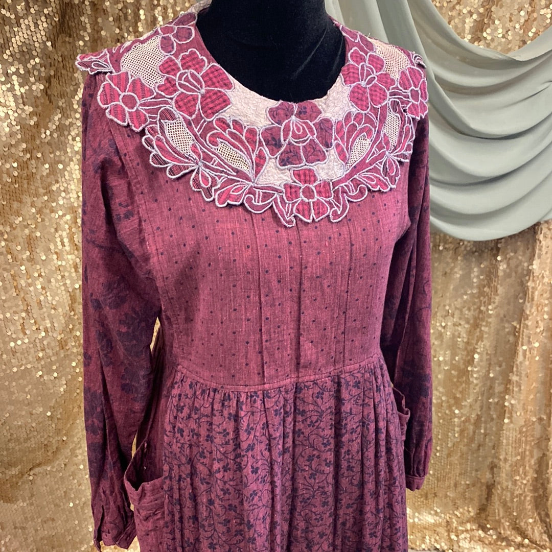 Robe champêtre 1970 Rene Derhy