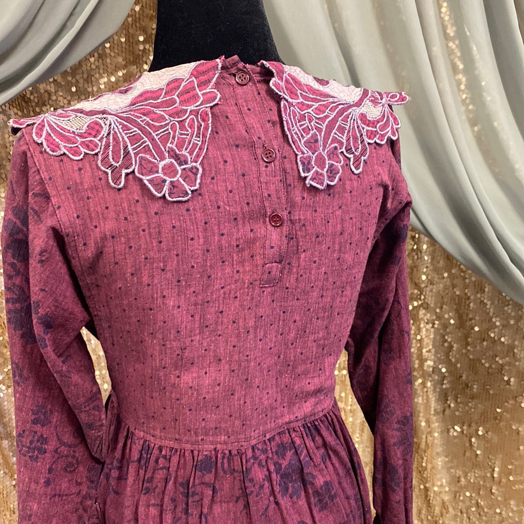 Robe champêtre 1970 Rene Derhy