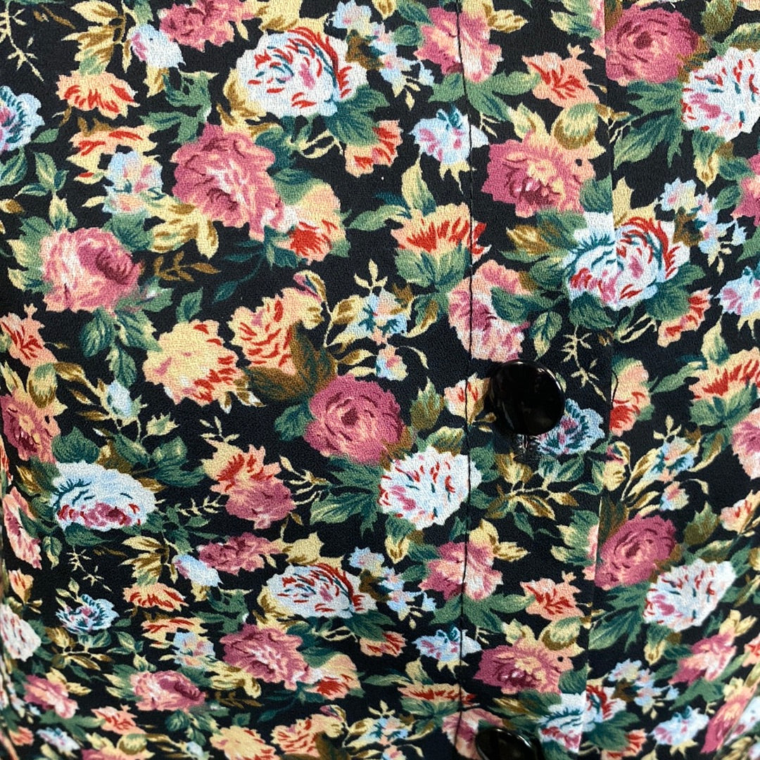 Robe 1980 florale Noormie