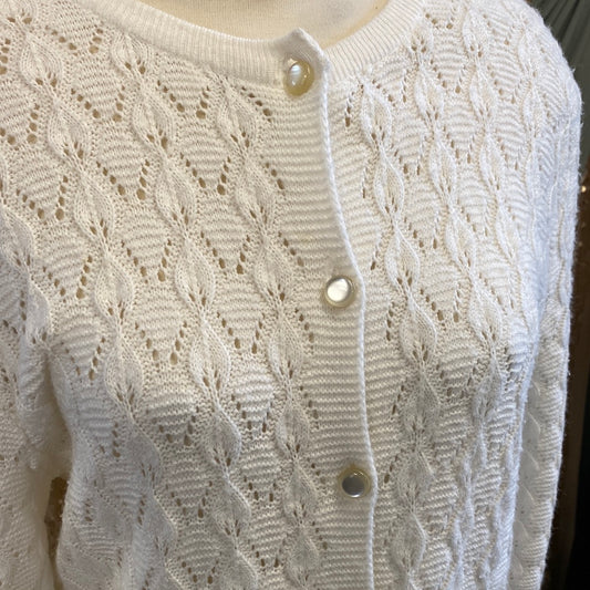 Cardigan blanc classique